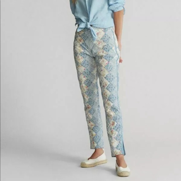 Polo Ralph Lauren patchwork Madras pant 4 NEW - Picture 8 of 8